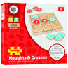 Picture of Noughts and Crosses - Wooden Board Games - BigJigs