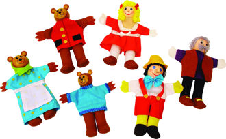 Picture of Finger Puppets - Goldilocks - BigJigs
