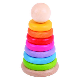 Picture of Rainbow Stacker - Educational Wooden Toys - BigJigs