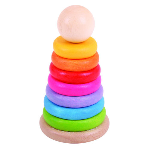 Picture of Rainbow Stacker - Educational Wooden Toys - BigJigs