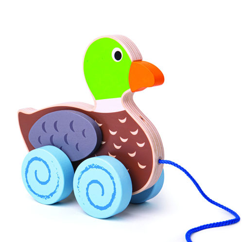 Picture of Duck Pull Along - Educational toys - Baby Play - BigJigs