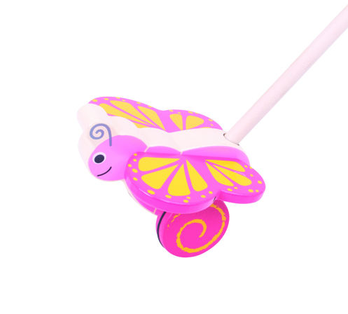 Picture of Push Along (Butterfly) - Baby Toy - Baby Play - BigJigs