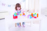 Picture of Click Blocks - Colored - 100 pieces - Educational Toys - Wooden Blocks - BigJigs