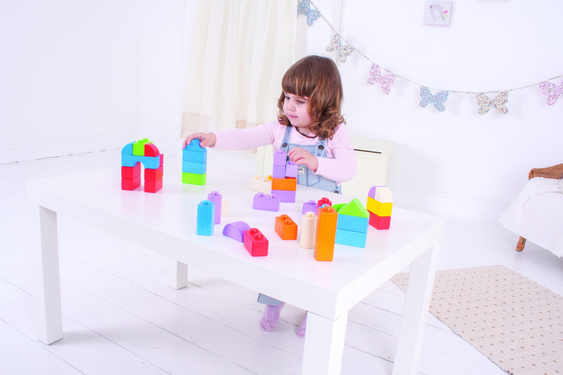 Click Blocks - Colored - 100 pieces - Educational Toys - Wooden Blocks ...