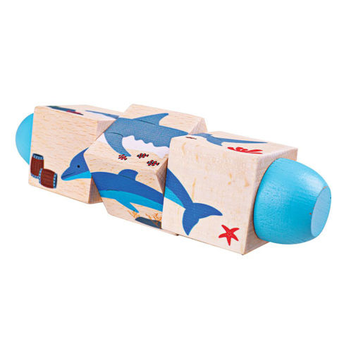 Picture of Under the Sea Twist Blocks - Educational Toys - Baby Play - Baby Toys - BigJigs
