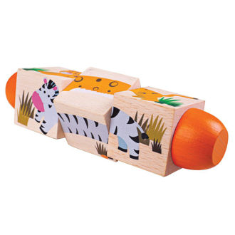 Picture of Jungle Twist Blocks - Educational Toys - Baby Toys - Baby Play - BigJigs