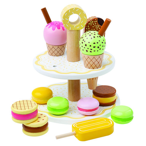 Picture of Sweats Treats Set - Wooden Pretend Toys - BigJigs