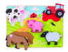 Picture of Chunky Lift Out Farm - Wooden Puzzles - BigJigs