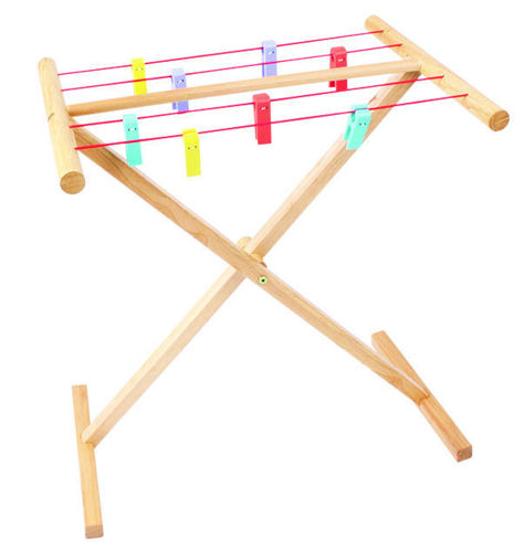 Picture of Clothes Airer - Pretend Play House - BigJigs