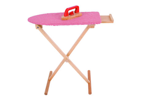 Picture of Ironing Board with Iron - Wooden Pretend Toys -BigJigs