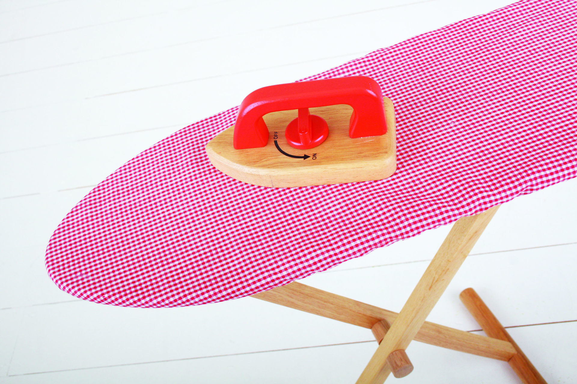 Ironing Board with Iron Wooden Pretend Toys BigJigs Shop Kids Toy