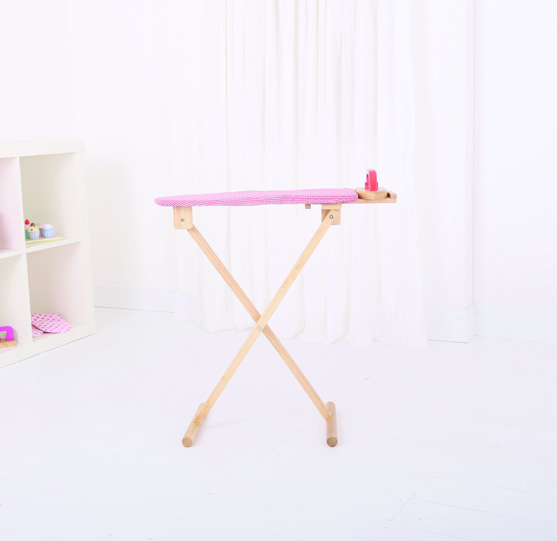 Ironing Board with Iron Wooden Pretend Toys BigJigs Shop Kids Toy Online Little Thinker