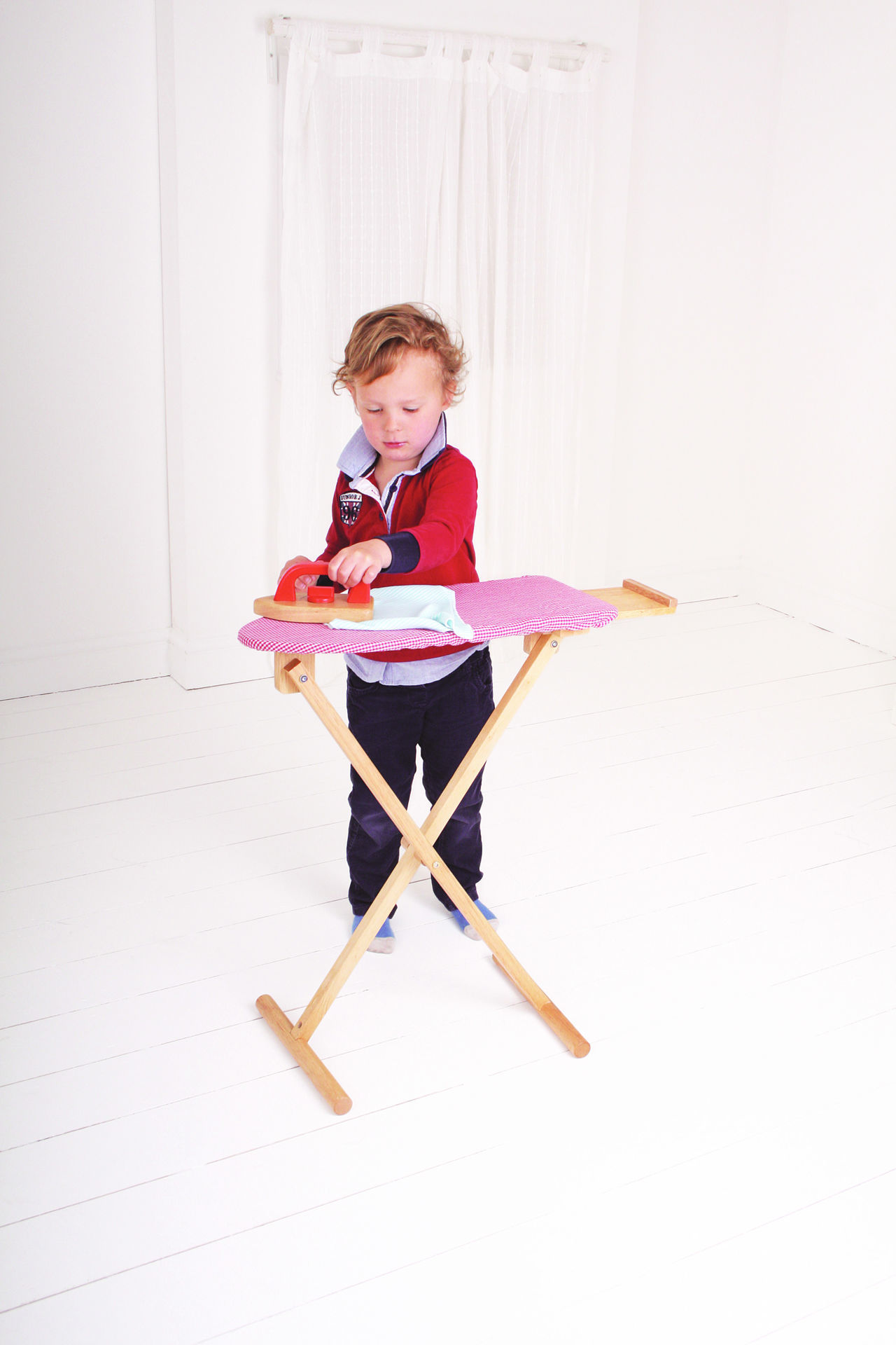 Ironing Board with Iron Wooden Pretend Toys BigJigs Shop Kids Toy