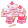 Picture of Pink Tea Tray - Wooden Pretend Play - BigJigs