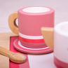 Picture of Pink Tea Tray - Wooden Pretend Play - BigJigs