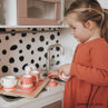 Picture of Pink Tea Tray - Wooden Pretend Play - BigJigs