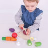 Picture of Cutting Veg Crate - Wooden Play Food - BigJigs