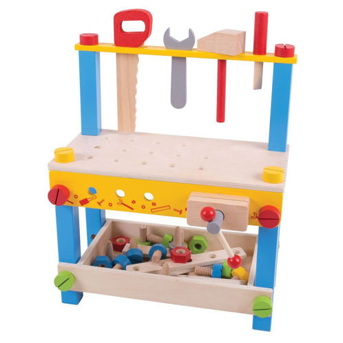 Picture of My First Workbench - Wooden Pretend Play - Construction Play - BigJigs