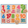 Picture of Number and Colour Matching Puzzle - Wooden Puzzle - BigJigs