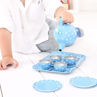 Picture of Blue Polka Dot Tin Tea Set - Pretend Play Set - Kitchen Toys - Tea Party - BigJigs