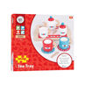 Picture of Wooden Colorful Tea Tray - Wooden Pretend Play - BigJigs