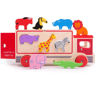 Picture of Safari Sorting Lorry - Wooden Play Cars - Wooden Trucks - BigJigs