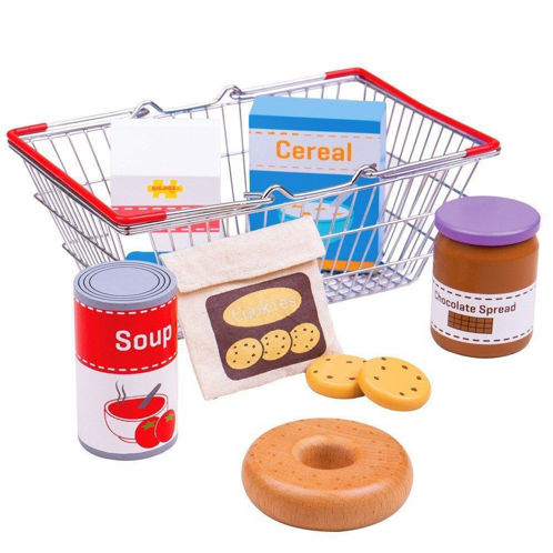 Picture of Grocery Basket - Pretend Play - Play House - BigJigs