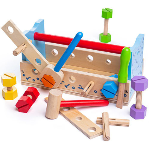 Picture of My Workbench - Wooden Construction Toys - Pretend Play - BigJigs