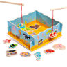 Picture of Magnetic Fishing Game with Base - Wooden Games - BigJigs
