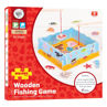 Picture of Magnetic Fishing Game with Base - Wooden Games - BigJigs