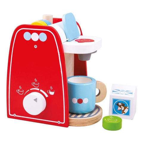 Picture of Coffee Maker - Wooden Pretend Play - Play House - BigJigs