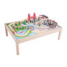 Picture of City Train Set and Table - Wooden Train Table - BigJigs