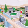 Picture of City Train Set and Table - Wooden Train Table - BigJigs