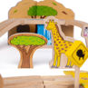 Picture of Safari Train Set - Wooden Train Sets - BigJigs