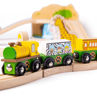 Picture of Safari Train Set - Wooden Train Sets - BigJigs
