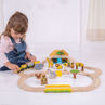 Picture of Safari Train Set - Wooden Train Sets - BigJigs