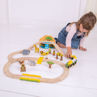Picture of Safari Train Set - Wooden Train Sets - BigJigs