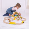 Picture of Safari Train Set - Wooden Train Sets - BigJigs