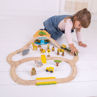 Picture of Safari Train Set - Wooden Train Sets - BigJigs