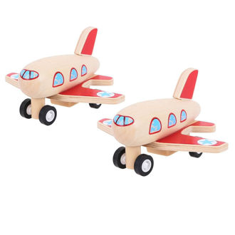 Picture of Pull Back - Planes - BigJigs - Wooden Plane