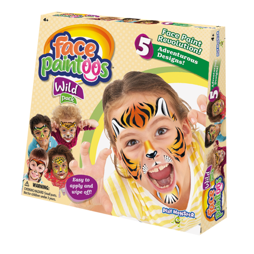 Picture of Face Paintoos - Wild Pack - Arts and Crafts - Play Monster