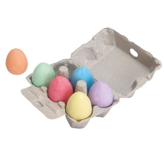 Picture of Box of Chalk Eggs - BigJigs - Chalk - Arts and Crafts