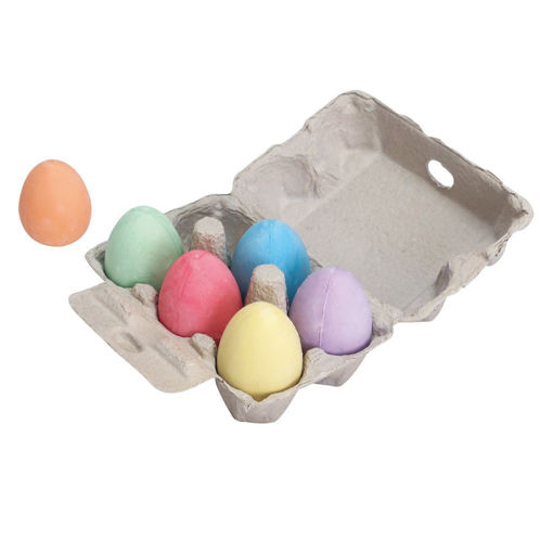 Picture of Box of Chalk Eggs - BigJigs - Chalk - Arts and Crafts