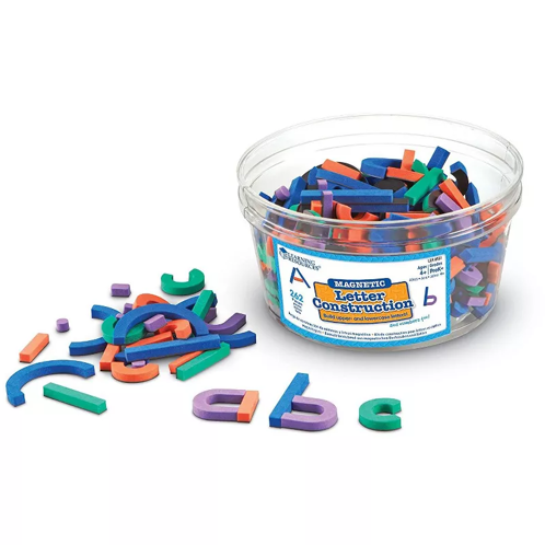 Picture of Learning Resources Magnetic Letter Construction, 262 Pieces, Ages 4+