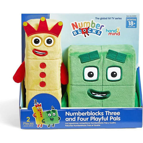Picture of Numberblocks Three and Four Playful Pals