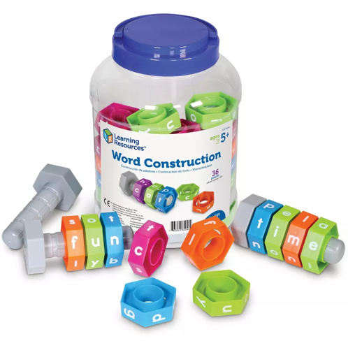 Picture of Word Construction Twist and build words, letter by letter