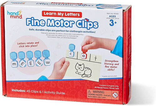 Picture of Hand2 mind Fine Motor Clips ( Learn My Letters )