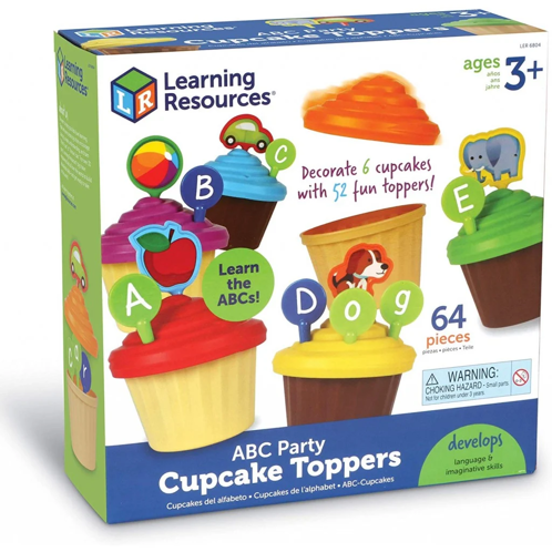 Picture of ABC Party Cupcake Toppers -Learning Resources