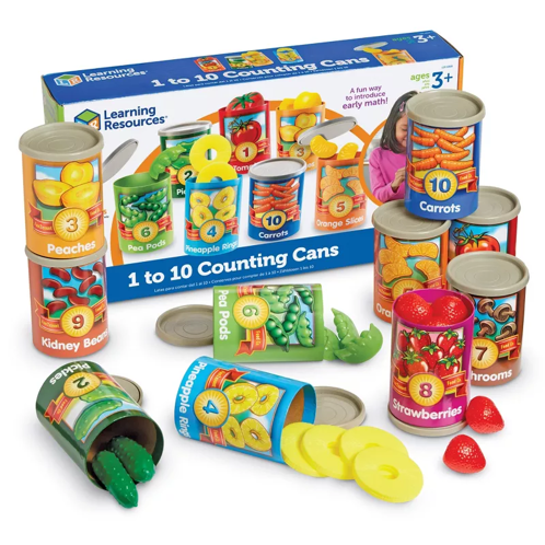 Picture of 1 To 10 Counting Cans