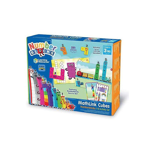 Picture of Mathlink Cubes Numberblocks 1-10 Activity Set